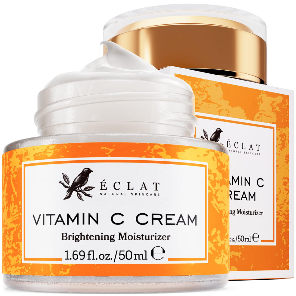 Eclat Skincare jar front 50 ml showing clean label and brightening benefit