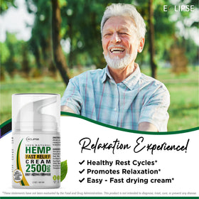 Applying Eclipse Hemp cream to hand demonstrating quick absorption and smooth feel