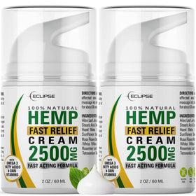 Eclipse Hemp cream front packaging showing brand and two-pack convenience