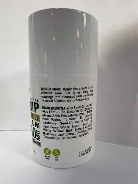 Eclipse Hemp cream on bathroom shelf in lifestyle scene suggesting daily routine use