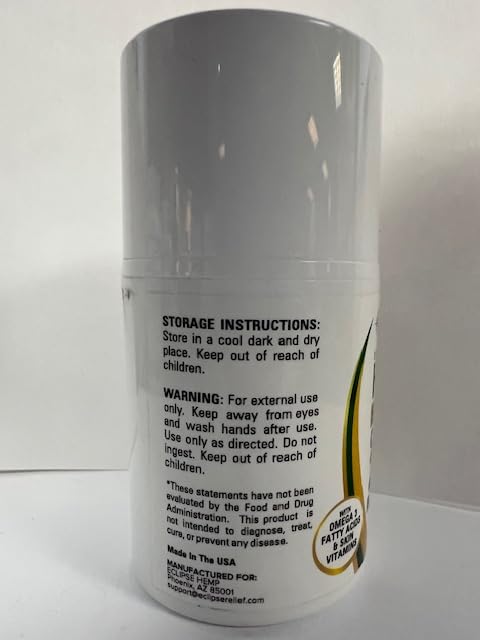 Eclipse Hemp cream stored in travel bag showing portability and on-the-go use