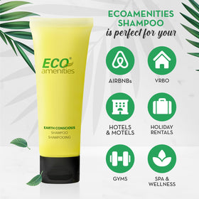 ECO amenities tube texture detail highlighting biodegradable material and smooth finish