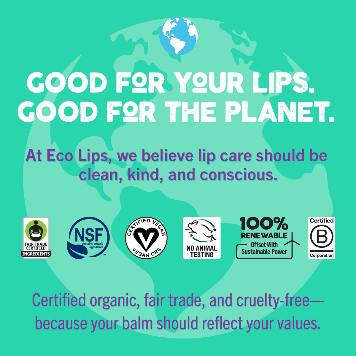 Eco Lips compostable pod breakdown illustrating plastic-free advantage