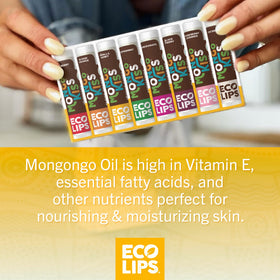 Outdoor scene using Eco Lips Mongo Kiss showing protection from dry conditions