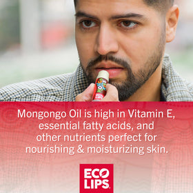 Eco Lips open tube texture close-up showing smooth balm for easy application