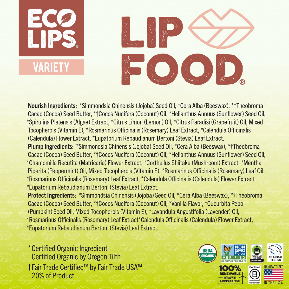 Eco Lips applied in morning routine demonstrating fast-absorbing hydration