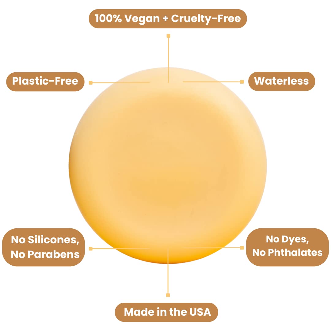 ECO ROOTS applying lotion bar on hand for fast hydration benefit