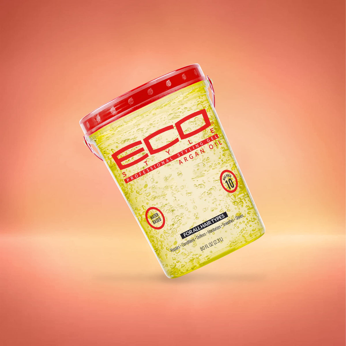 Eco Style argan and olive oil ingredients displayed to show nourishing benefits