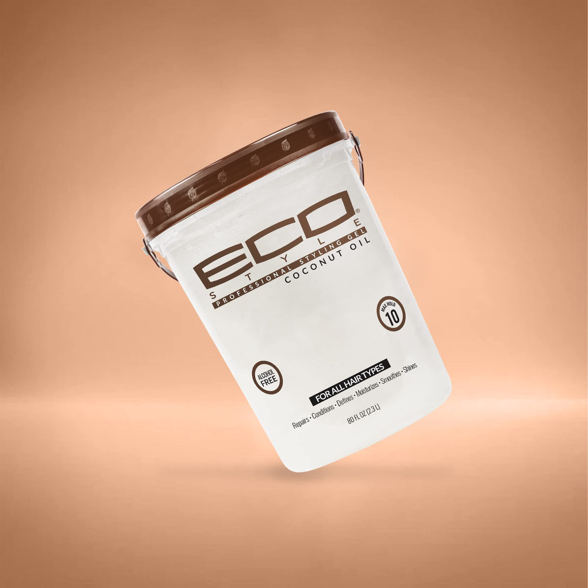 Eco Style gel in hand demonstrating size and amount per use