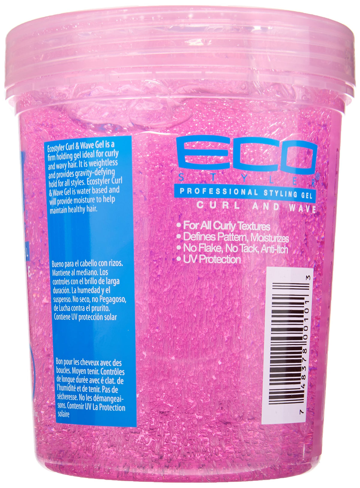 Eco Style gel close-up texture showcasing smooth, non-flaking formula