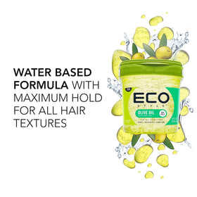 Eco Style used on braids illustrating smooth definition and frizz control benefit