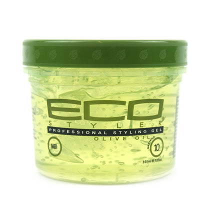 ECCO Eco Styler 12 oz jar front label showing product name and benefits