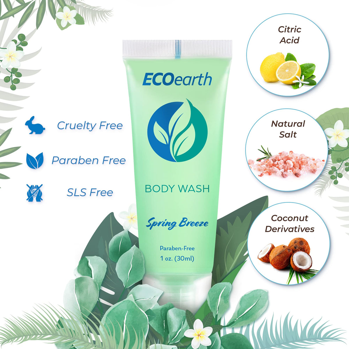 EcoEarth bottle cap close-up demonstrating leak-proof design for travel