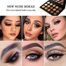 ecofavor DE'LANCI open overhead showing all 15 shades for versatile looks