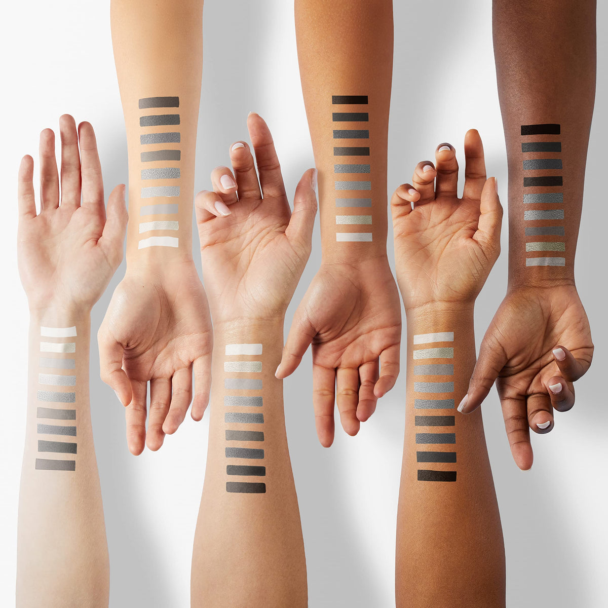 ecofavor shimmer swatch close-up showing luminous highlight with strong payoff