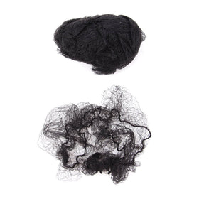 Ecojunmi folded hairnet in hand showing compact storage and portability