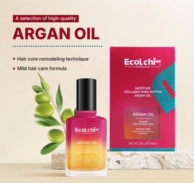 ECOLCHIPRO closeup of oil drop texture highlighting cold‑pressed purity