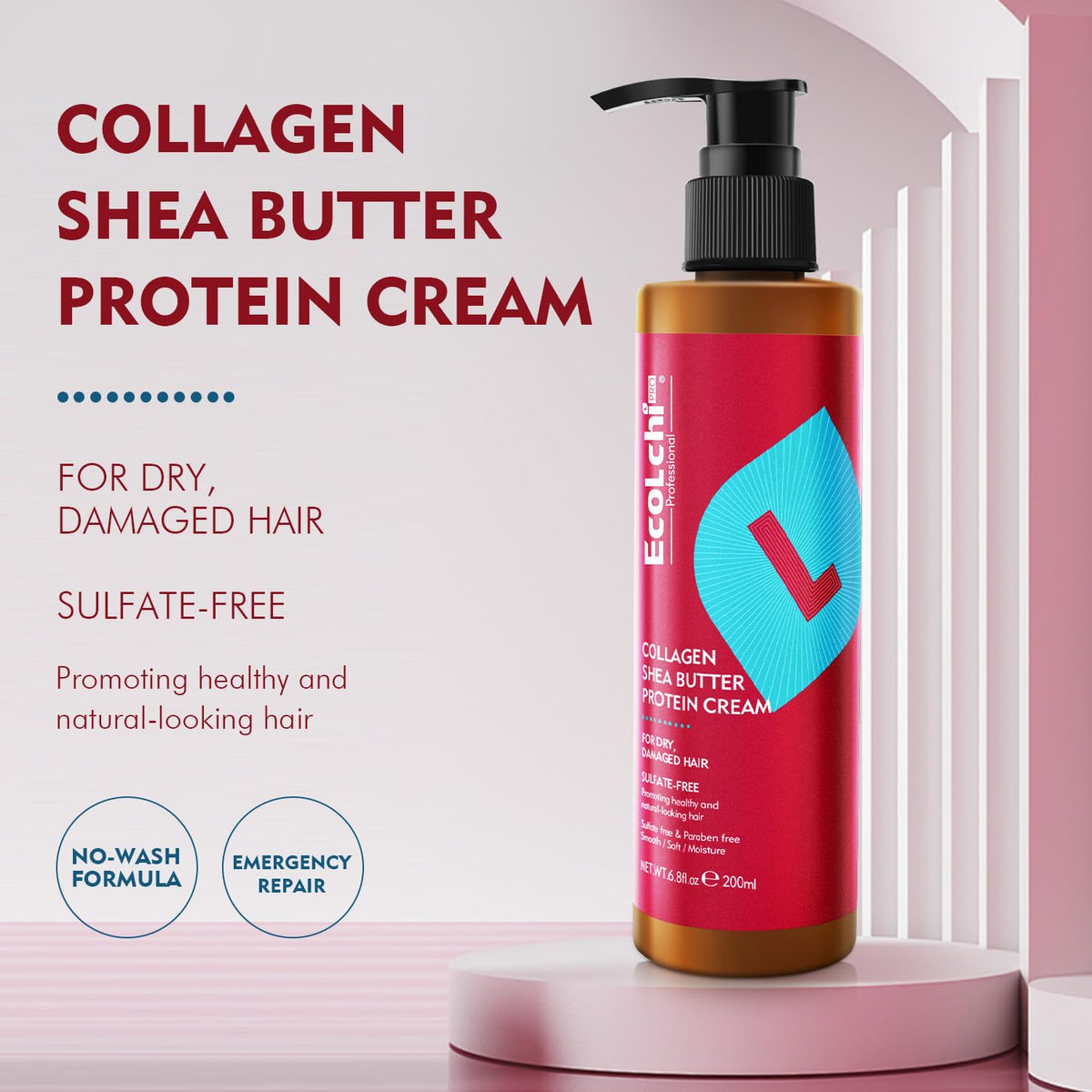 ECOLCHIPRO cream texture close-up highlighting creamy consistency and smooth finish