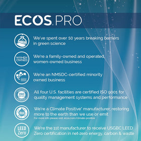 ECOS PRO in a commercial restroom demonstrating bulk use and cost savings
