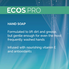 ECOS PRO lather on hands from dispenser showing effective gentle cleansing