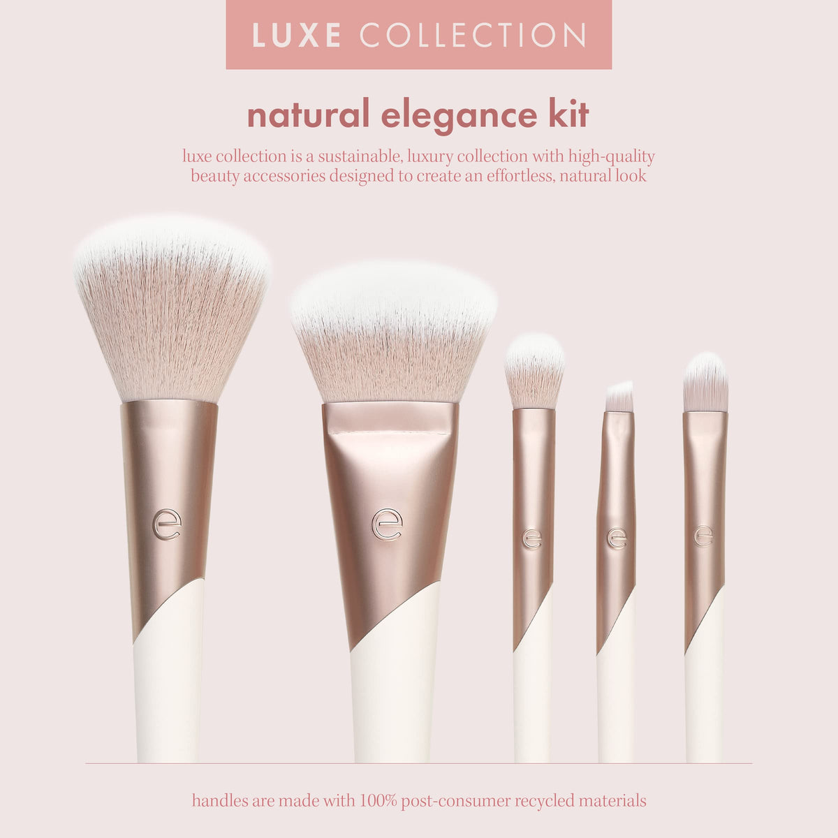 EcoTools macro bristle detail showing ultra-soft synthetic fibers for smooth application benefit