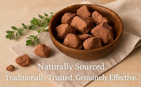 EcoVista close-up of red clay chunks highlighting natural mineral texture