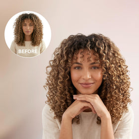 Ecru New York applied to damp hair while scrunching to define curls