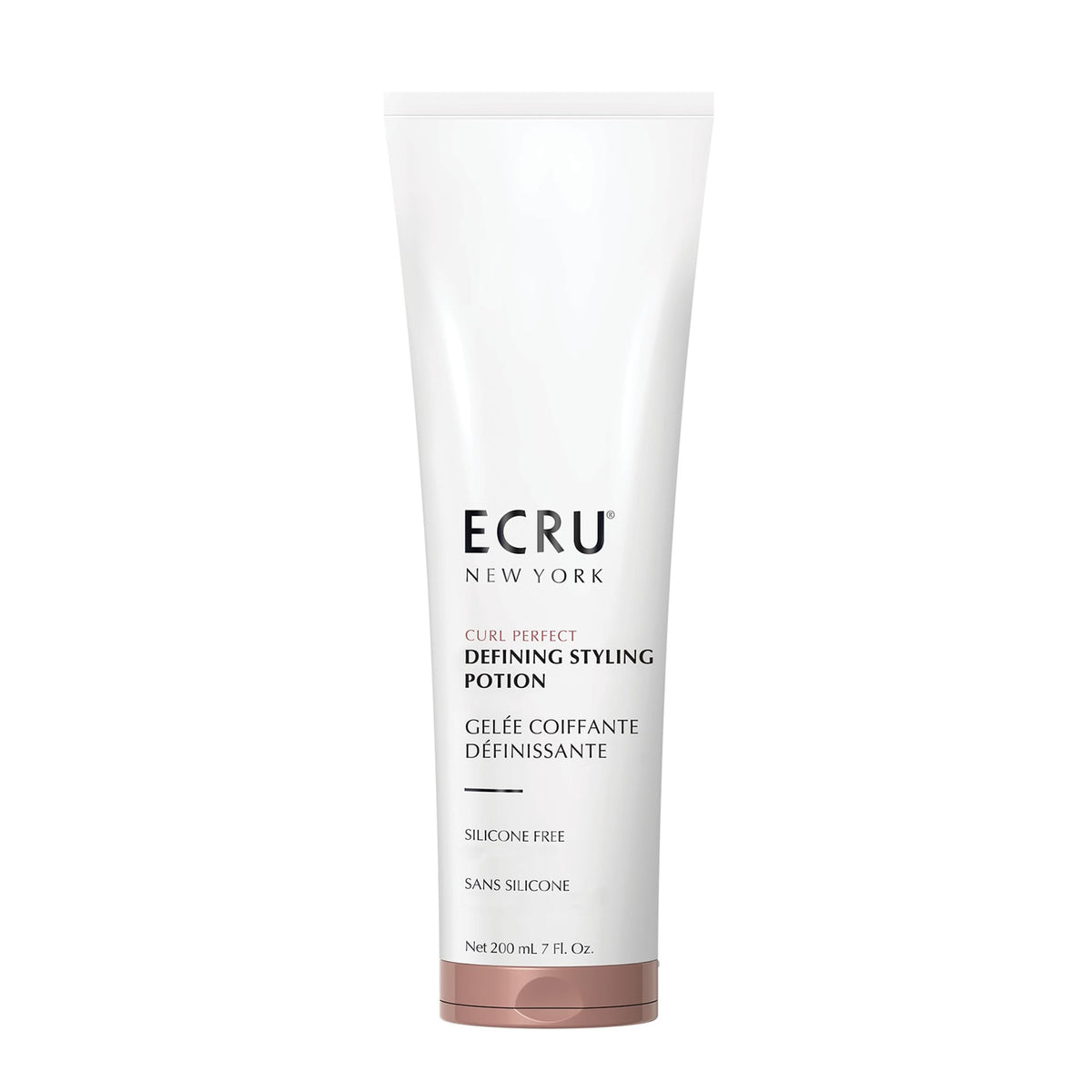 Ecru New York front packaging of Curl Perfect 7oz shows product benefit