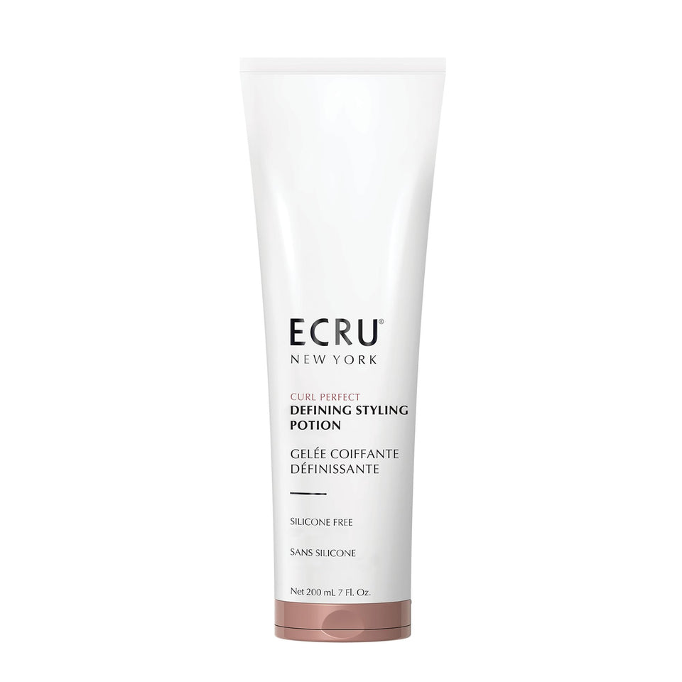 Ecru New York front packaging of Curl Perfect 7oz shows product benefit