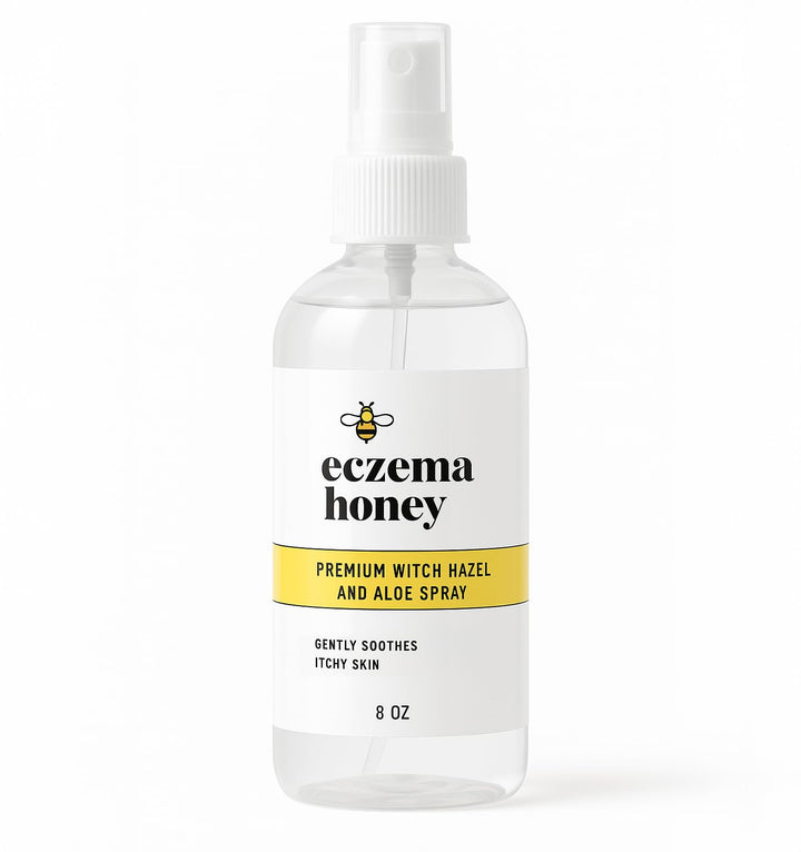 ECZEMA HONEY front label showing product details and benefits