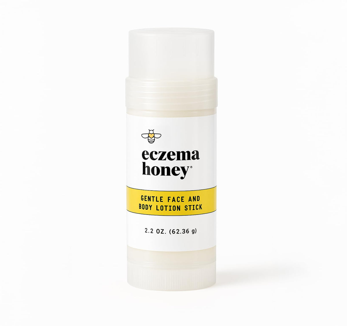 ECZEMA HONEY front packaging showing lotion stick and benefits