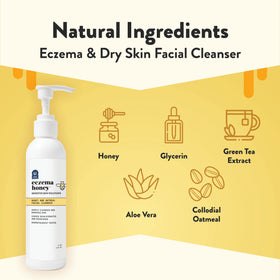 ECZEMA HONEY pump dispenser close-up for easy controlled use