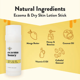 ECZEMA HONEY close-up texture of stick highlighting smooth spreadability