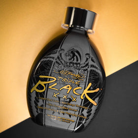 ED HARDY application on forearm illustrating immediate dark bronzing and even coverage