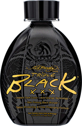 ED HARDY front packaging showing product and brand for instant dark bronze