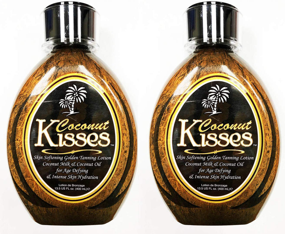ED HARDY Coconut Kisses front bottle showing label and volume, highlights moisturizing benefits
