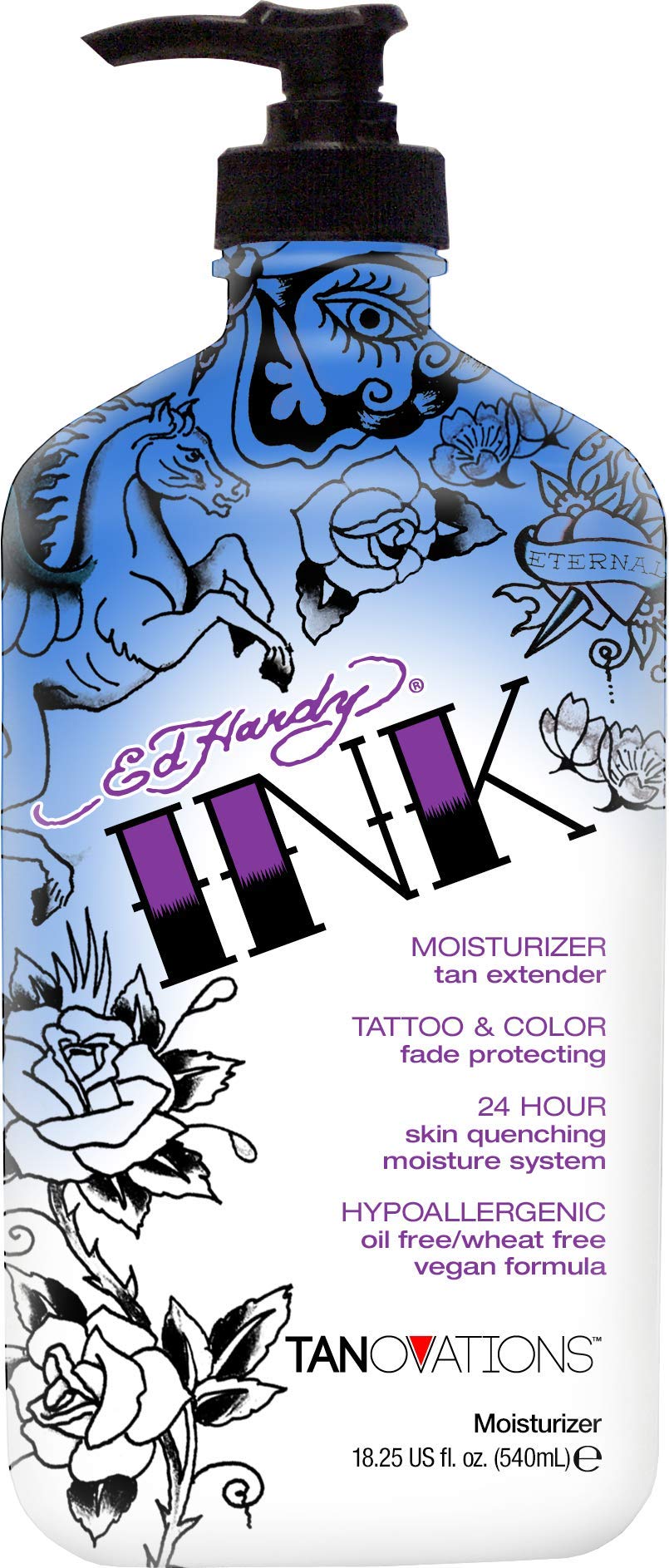 ED HARDY INK front jar view showing label and rich whipped texture preserving tattoos