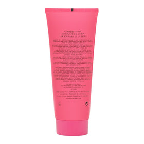 Close-up of lotion texture from Ed Hardy revealing smooth, fast-absorbing hydration benefit