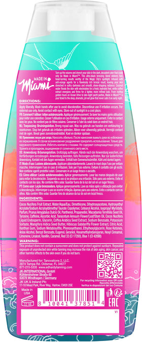 ED HARDY lotion texture close-up highlighting mango butter softness