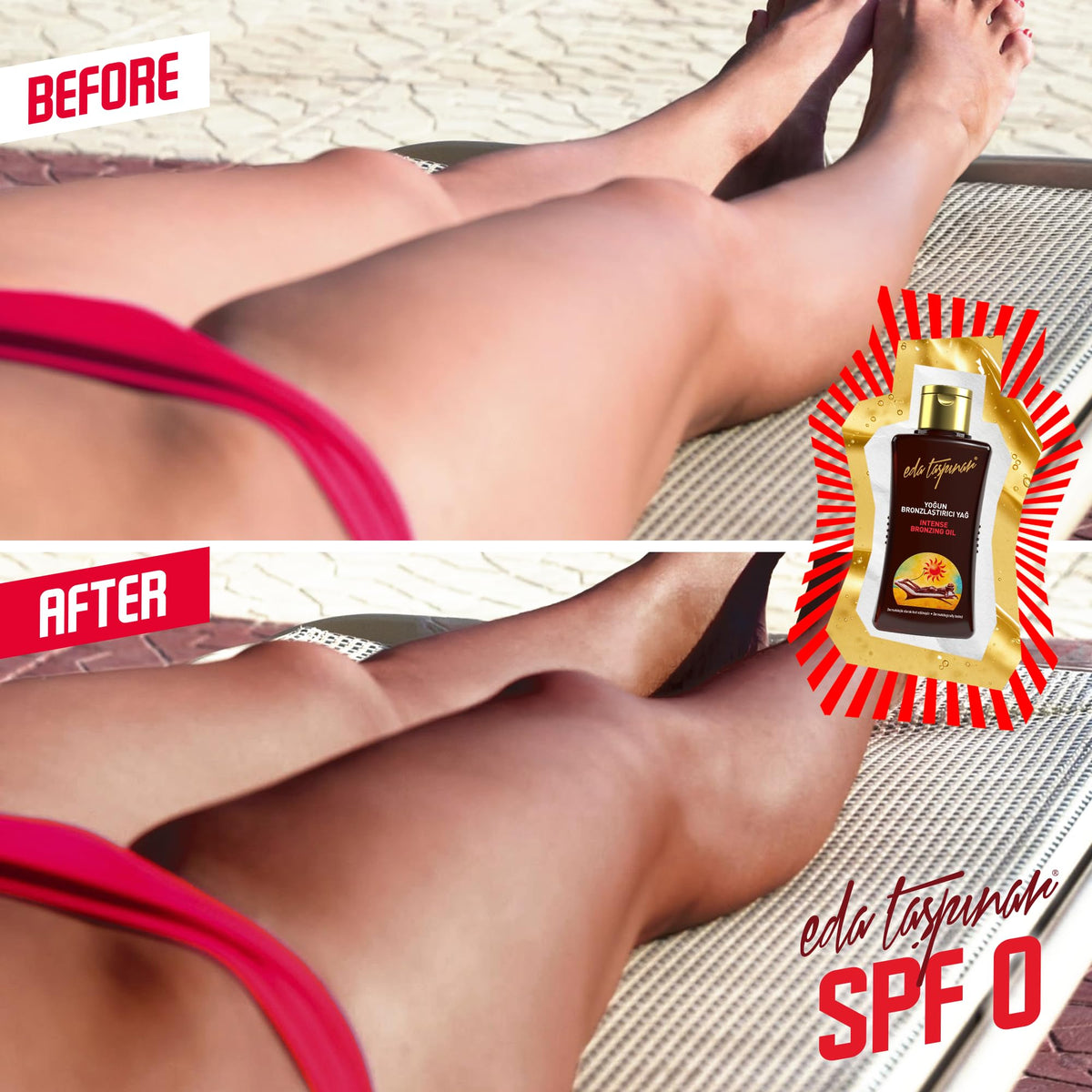 Eda Taşpınar texture close-up showing silky oil finish and quick absorption benefit