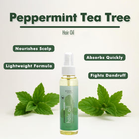 EDEN BodyWorks label close-up highlighting peppermint and tea tree