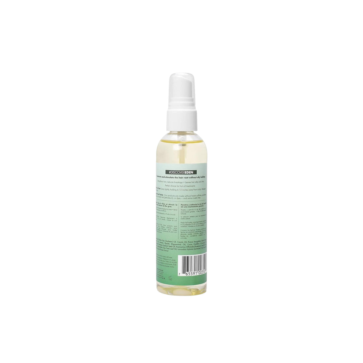 EDEN BodyWorks bottle on bathroom shelf for everyday routine