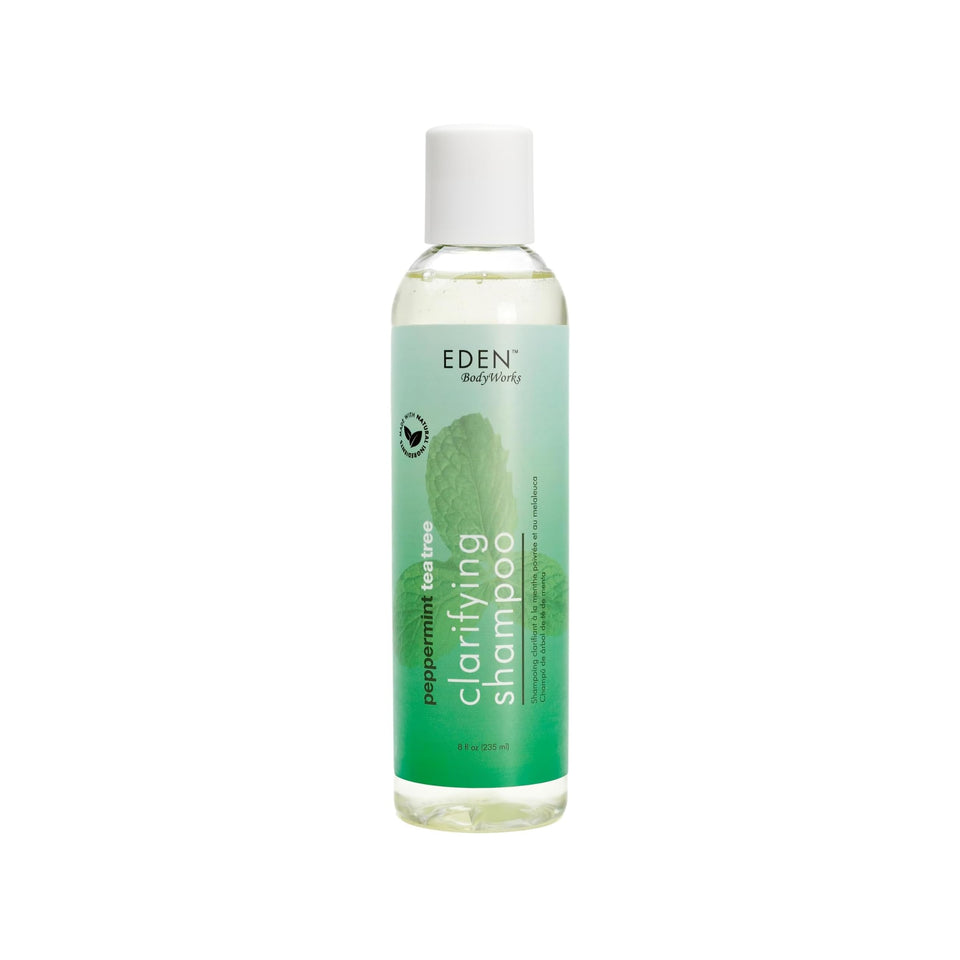 EDEN BodyWorks front bottle view showing label and clarifying benefit