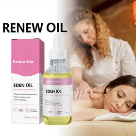 EdenEdges dropper dispensing oil to show lightweight texture and absorption