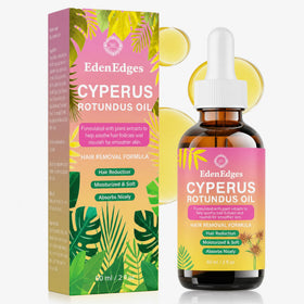 EdenEdges bottle front view showing product and benefit of smoother skin