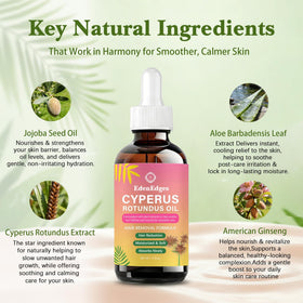 EdenEdges applied to armpit after waxing calming irritation and redness