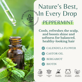EDENIKA BOTANICALS bottle in hand showing 16 fl oz size and travel convenience