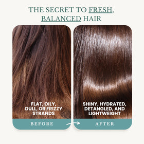 EDENIKA BOTANICALS conditioner creamy texture close-up for smooth hydration