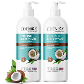 EDENIKA BOTANICALS front label showing product name and benefits