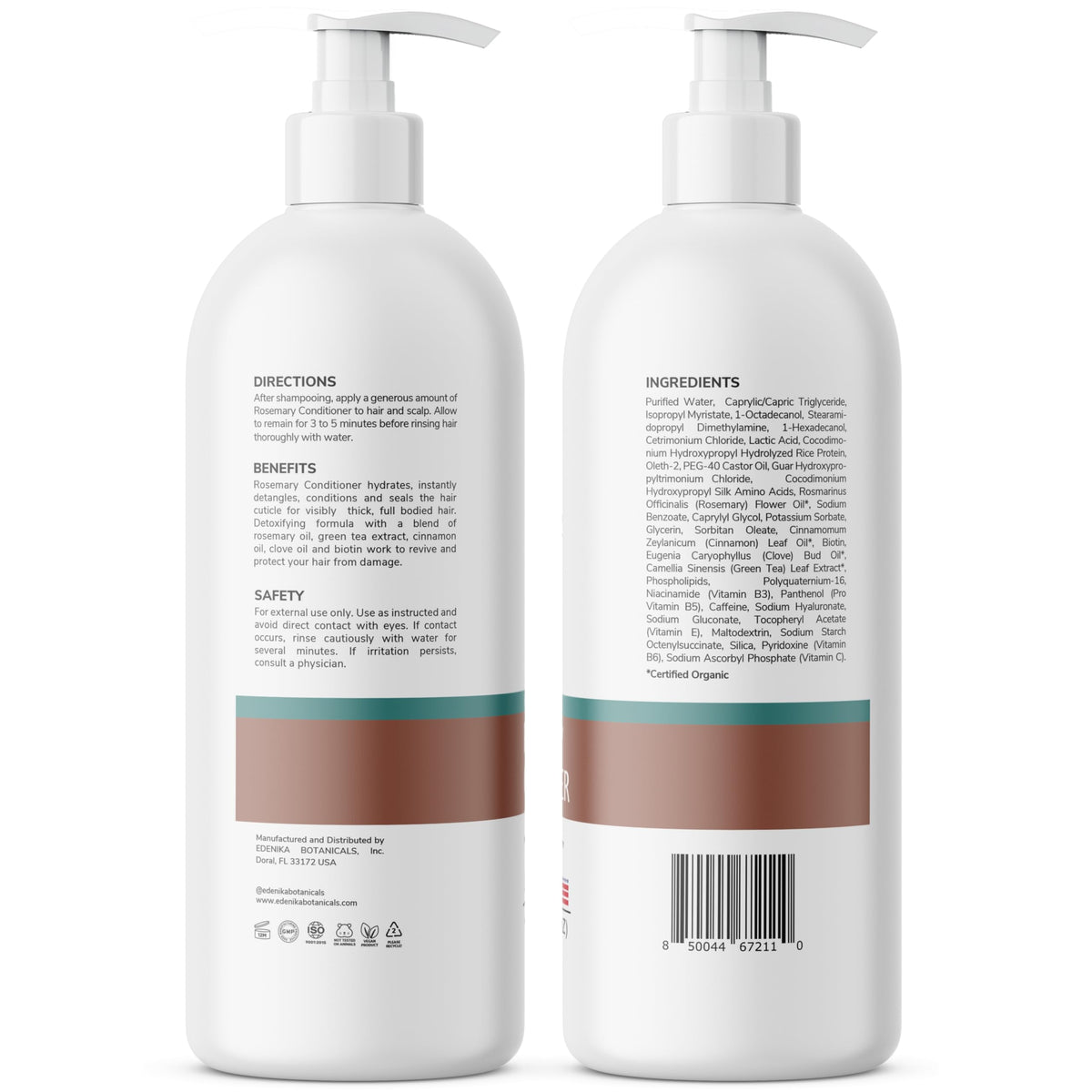 Edenika Botanicals bottle on bathroom shelf in natural light for daily routine